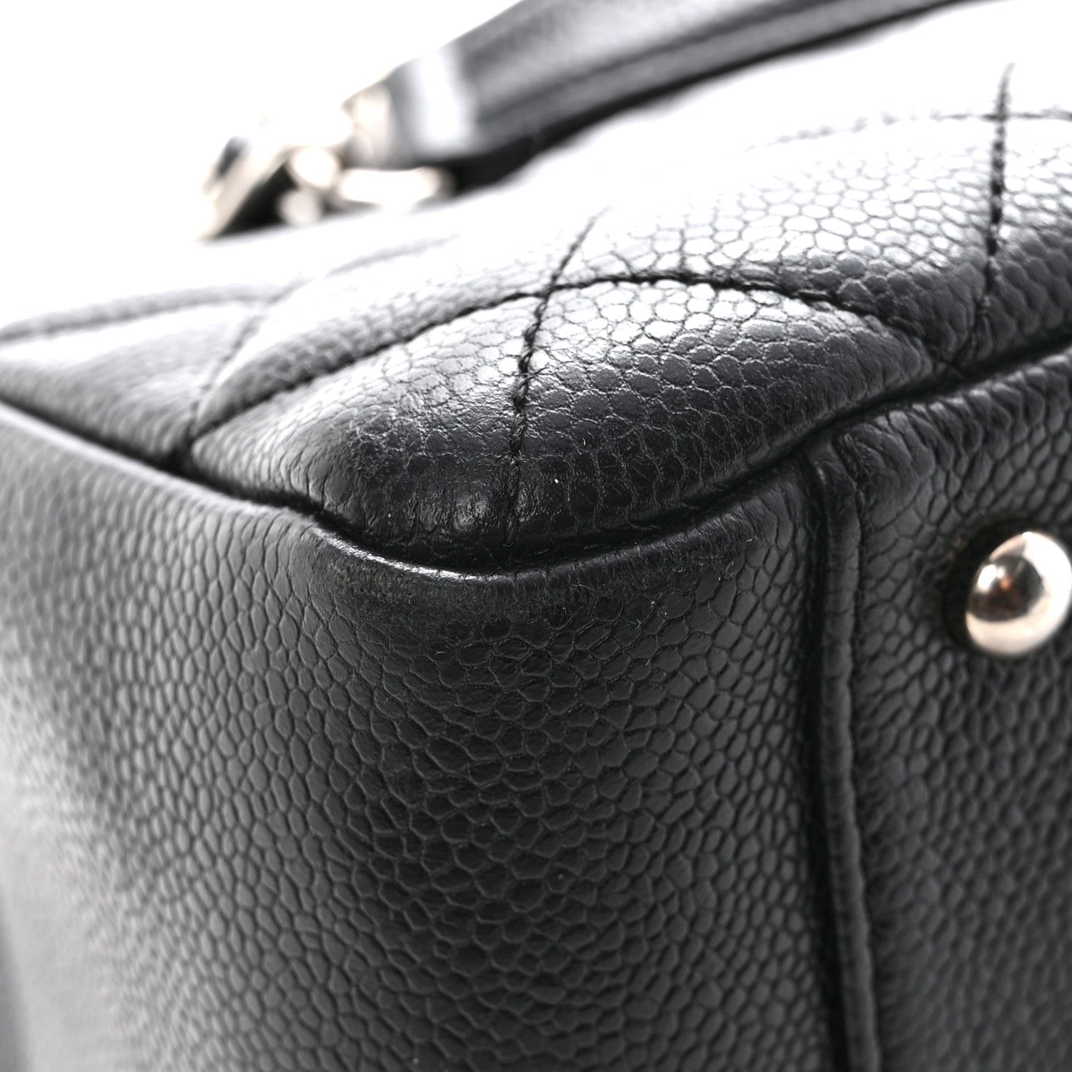 Chanel Caviar Quilted XL Grand Shopping Tote GST Black 15 of 16