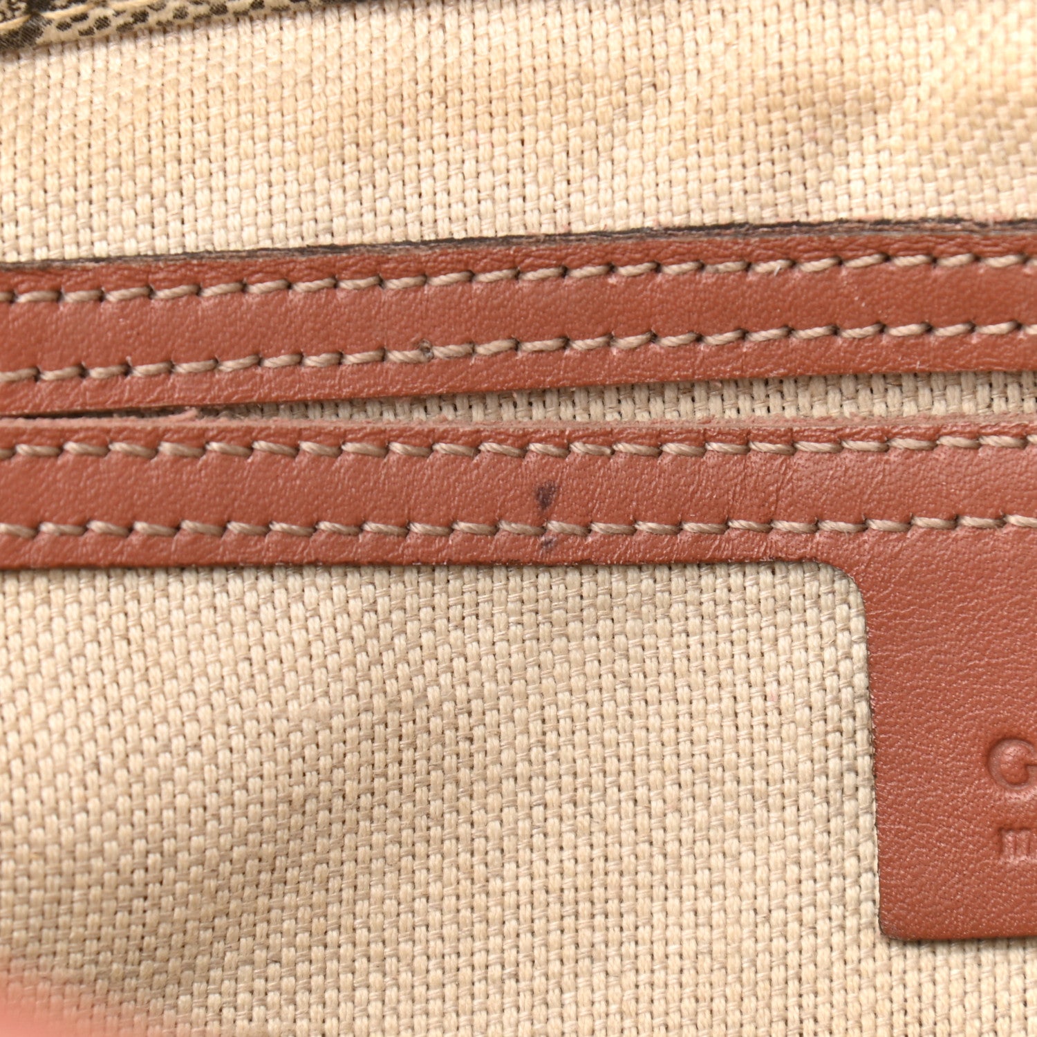 Gucci GG Plus Monogram Medium Double Buckle Flap Messenger Bag Brown 10 of 14