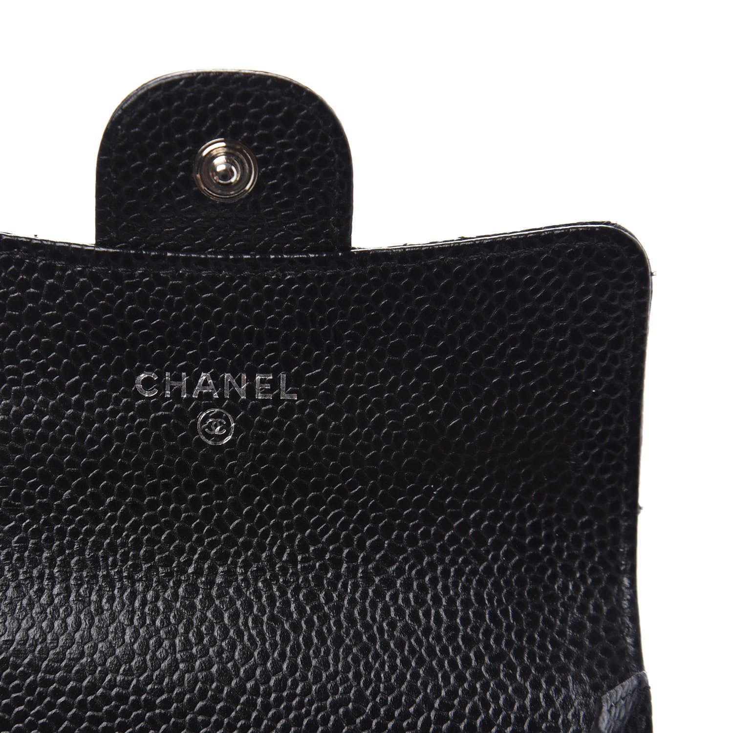 Chanel Caviar Quilted Flap Card Holder Black 6 of 8