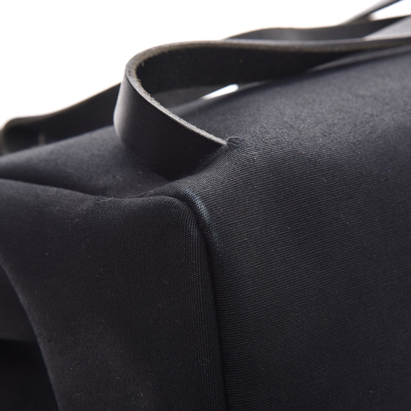 Toile Vache Calfskin Herbag 30 PM Backpack Black