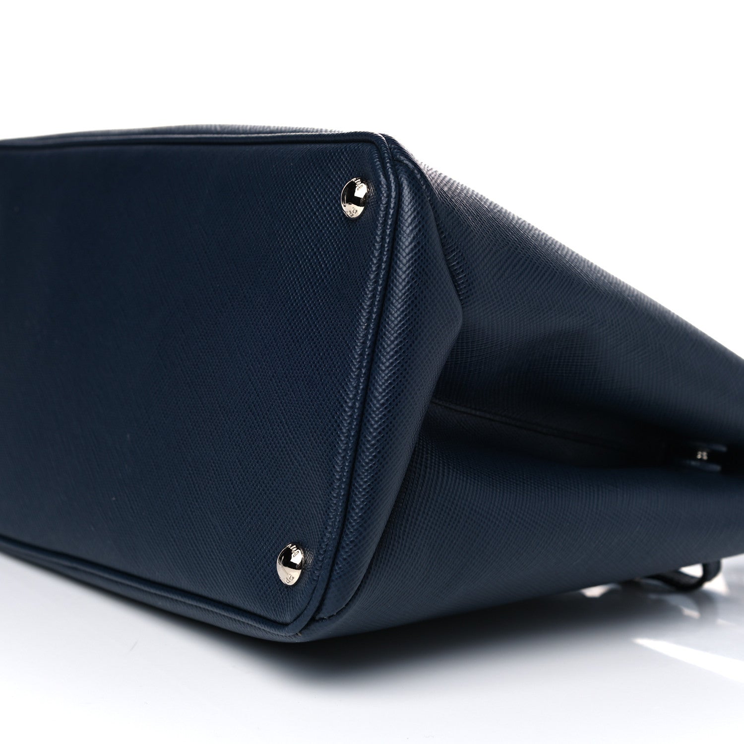 Prada Saffiano Cuir Twin Tote Baltico 9 of 11