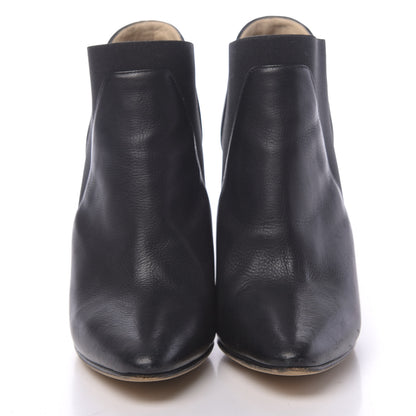 Jimmy Choo Grained Calfskin Ankle Boots 37.5 Black 2 of 7