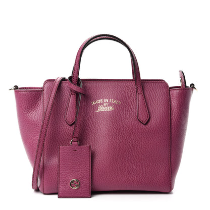 Gucci Dollar Calfskin Mini Swing Top Handle Bag Peonia Flower 1 of 9