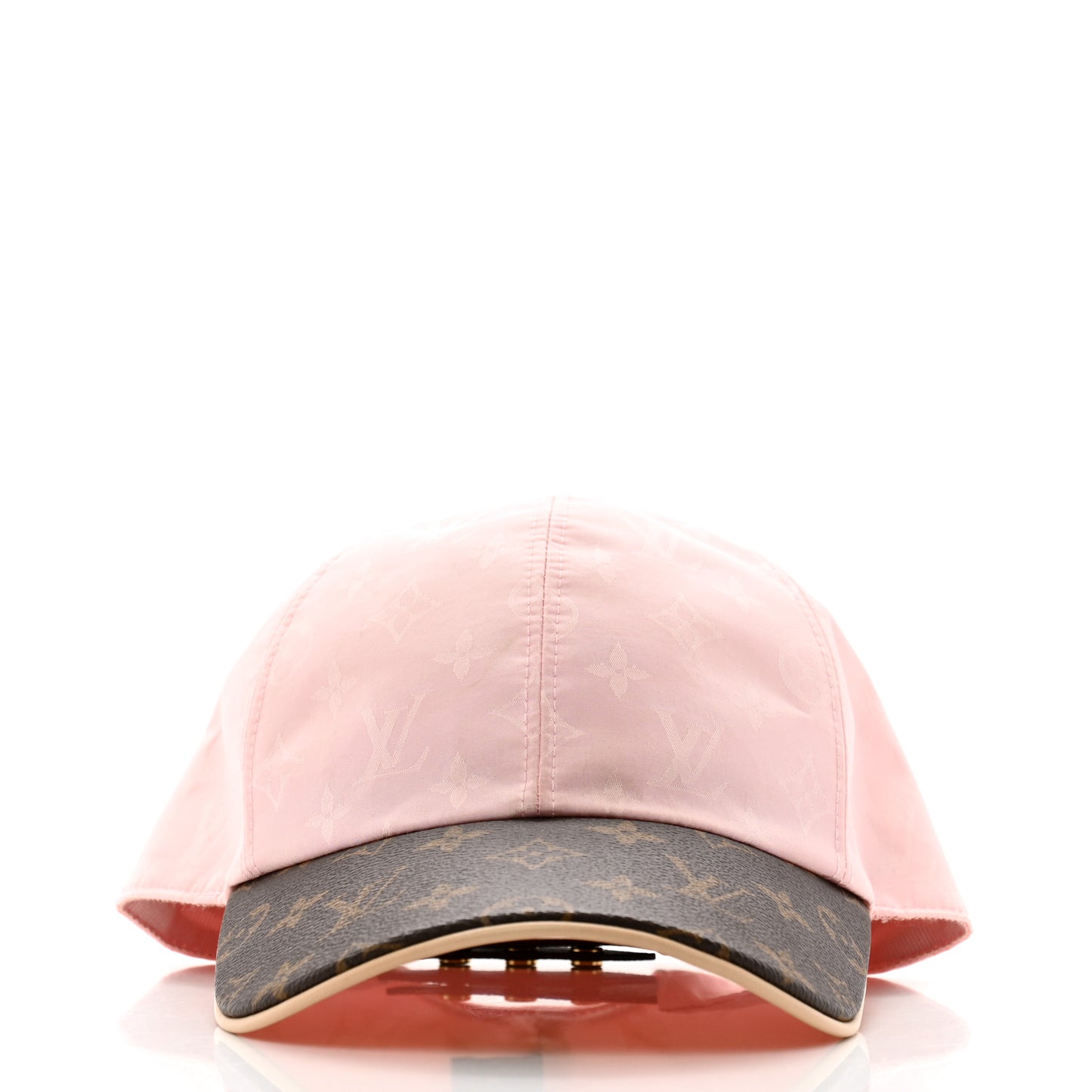 Polyester Silk Monogram LV Get Ready Cap M Pink
