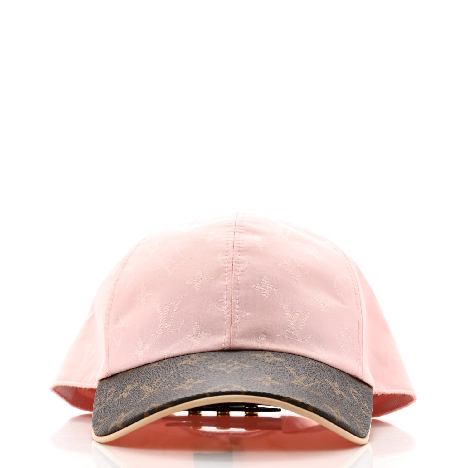 Louis Vuitton Polyester Silk Monogram LV Get Ready Cap M Pink 3 of 11