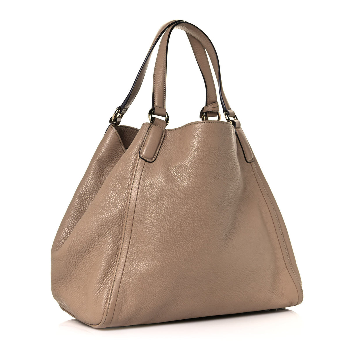 Gucci Pebbled Calfskin Medium Soho Shoulder Bag Camelia 3 of 18