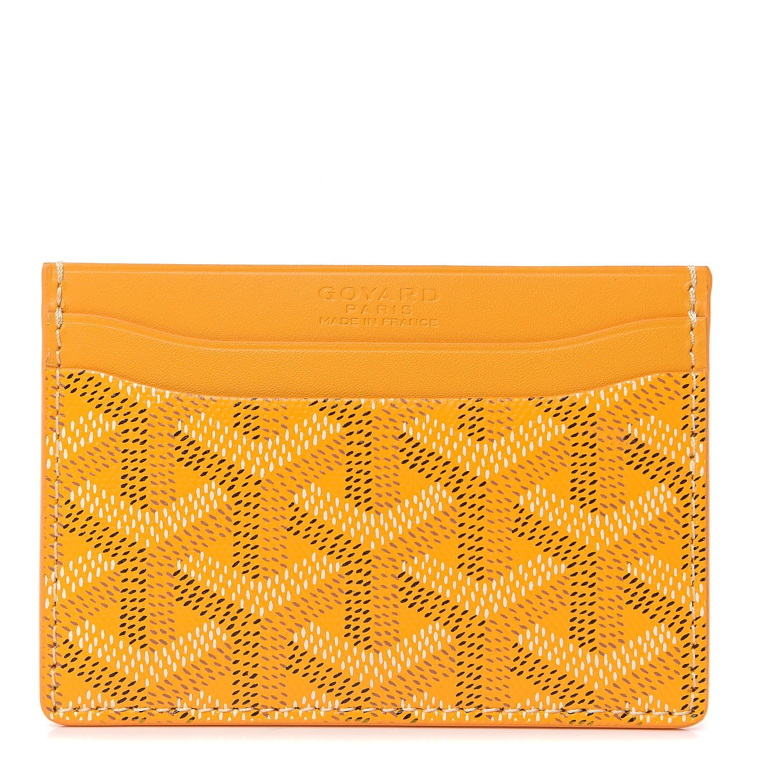Goyard Goyardine Saint Sulpice Card Holder Yellow 1 of 5