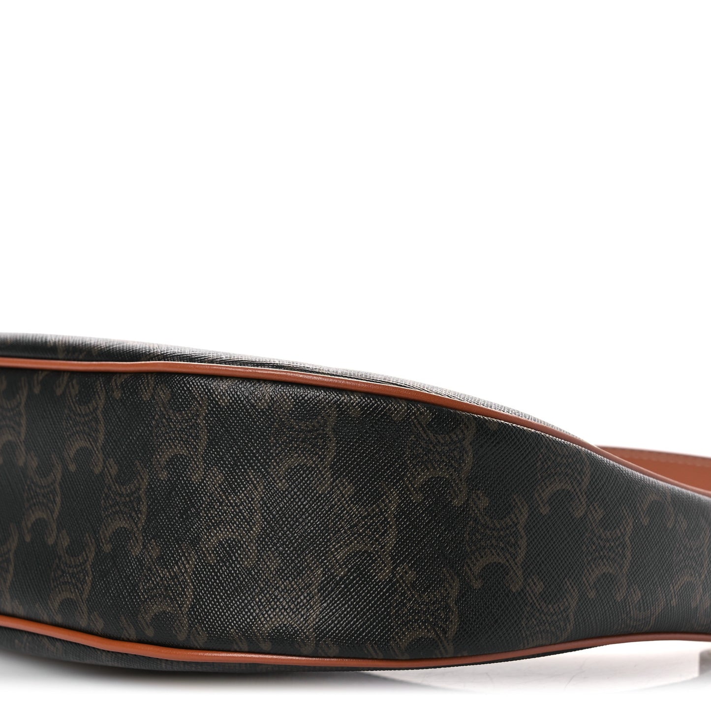 Triomphe Canvas Calfskin Ava Shoulder Bag Tan