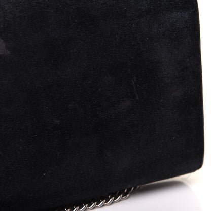 Gucci Suede Mini Dionysus Chain Wallet Black 18 of 21