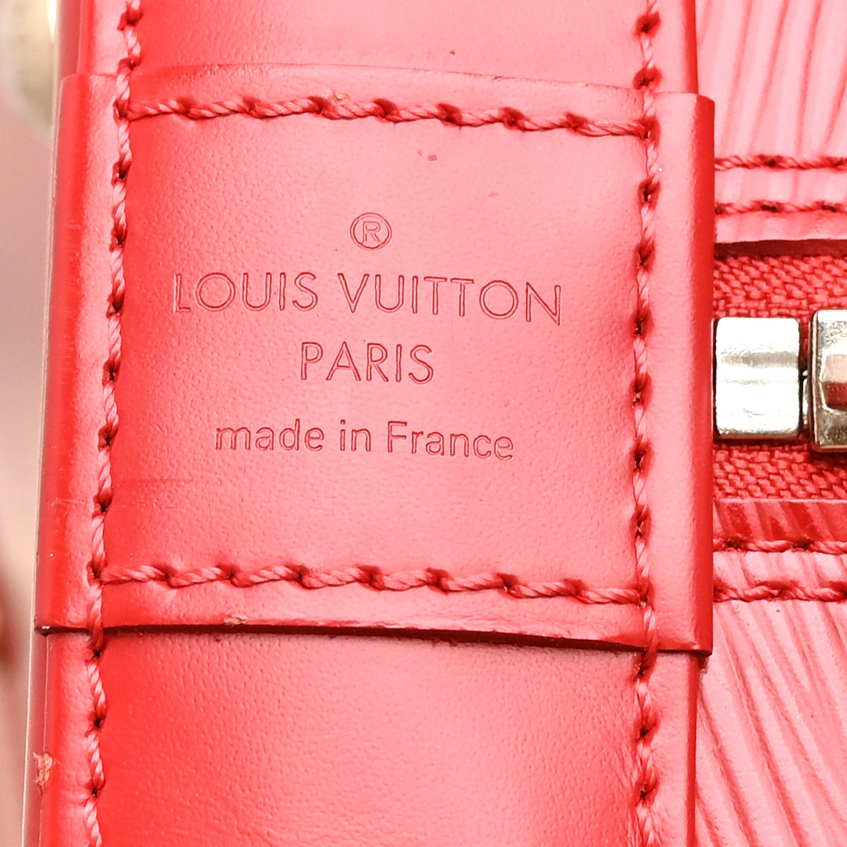 Louis Vuitton Epi Alma GM Carmine 6 of 13