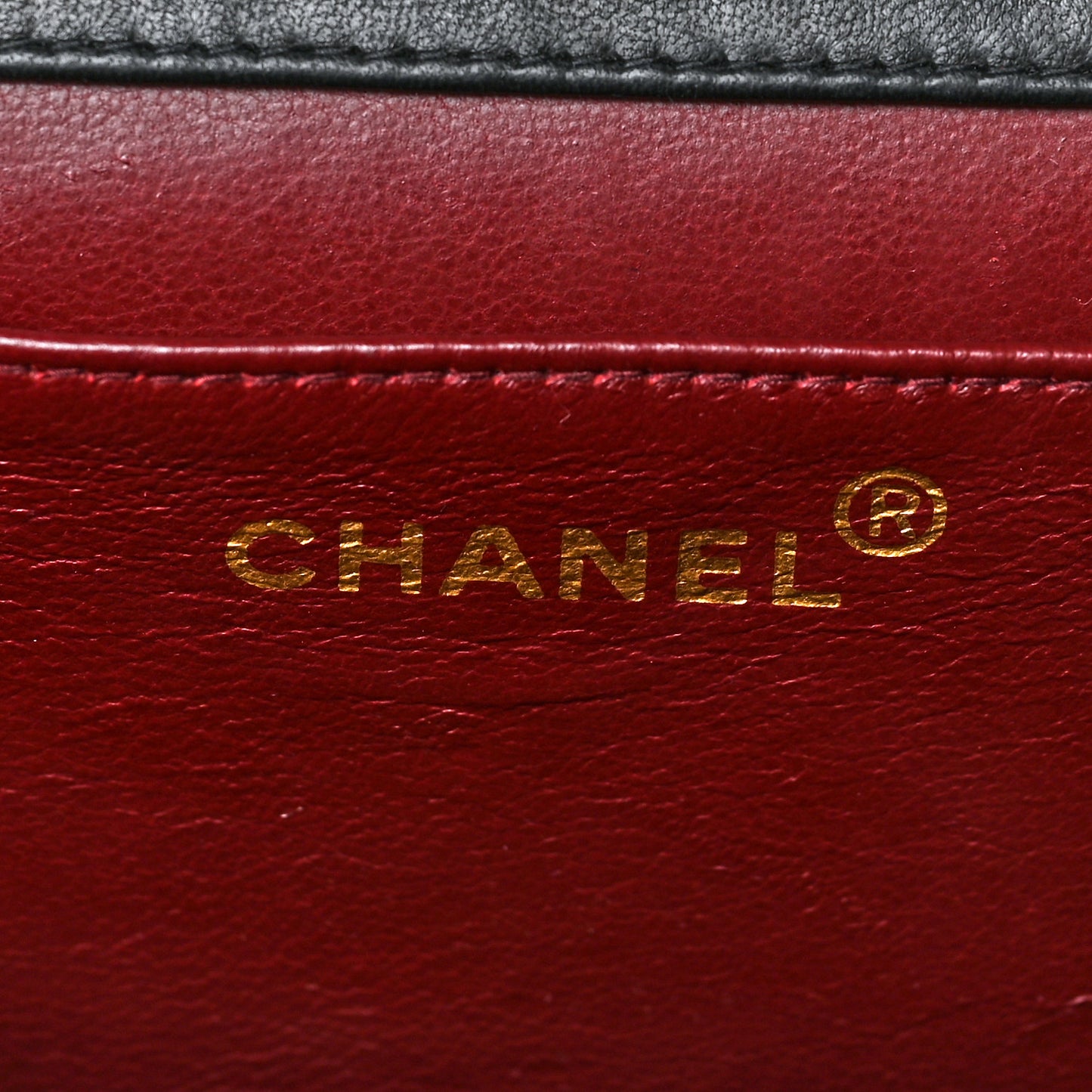Lambskin Quilted Small Single Flap Black