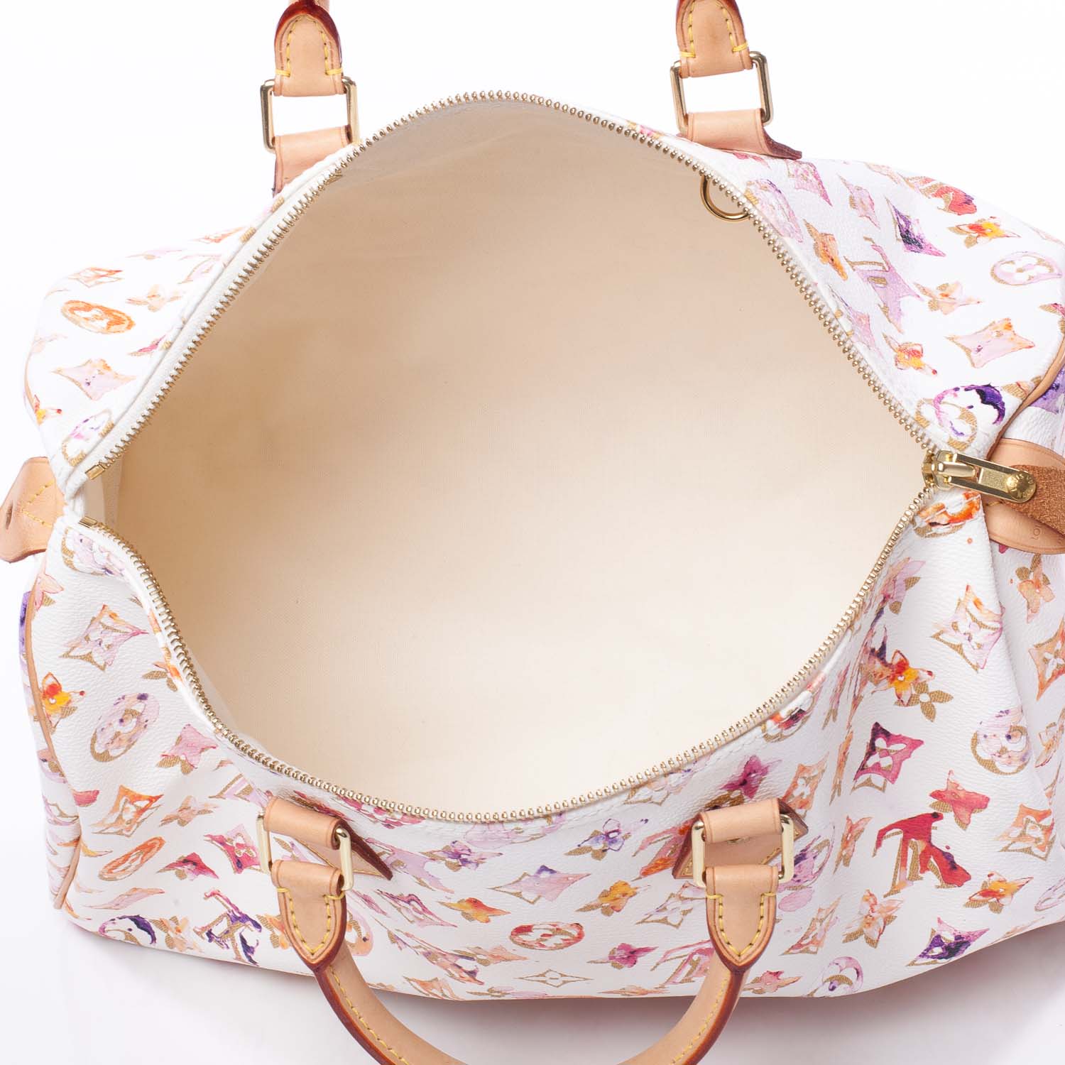 Louis Vuitton Watercolor Aquarelle Speedy 35 White 8 of 9