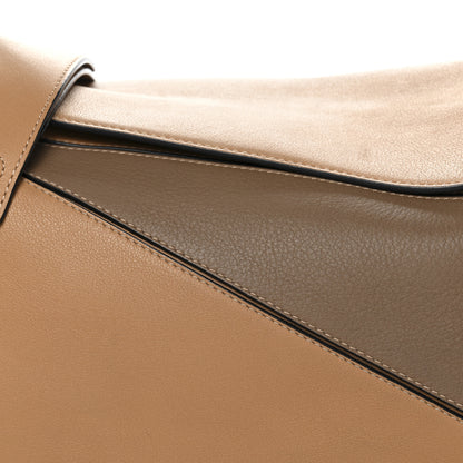 Loewe Calfskin Medium Puzzle Bag Warm Desert Mink 8 of 11