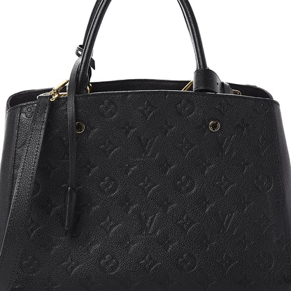 Louis Vuitton Empreinte Montaigne MM Black 6 of 8