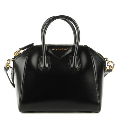 Givenchy Shiny Lord Calfskin Mini Antigona Black 1 of 7