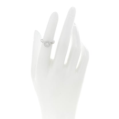 Tiffany Platinum Diamond Round Enchant Flower Ring 49 5 2 of 5