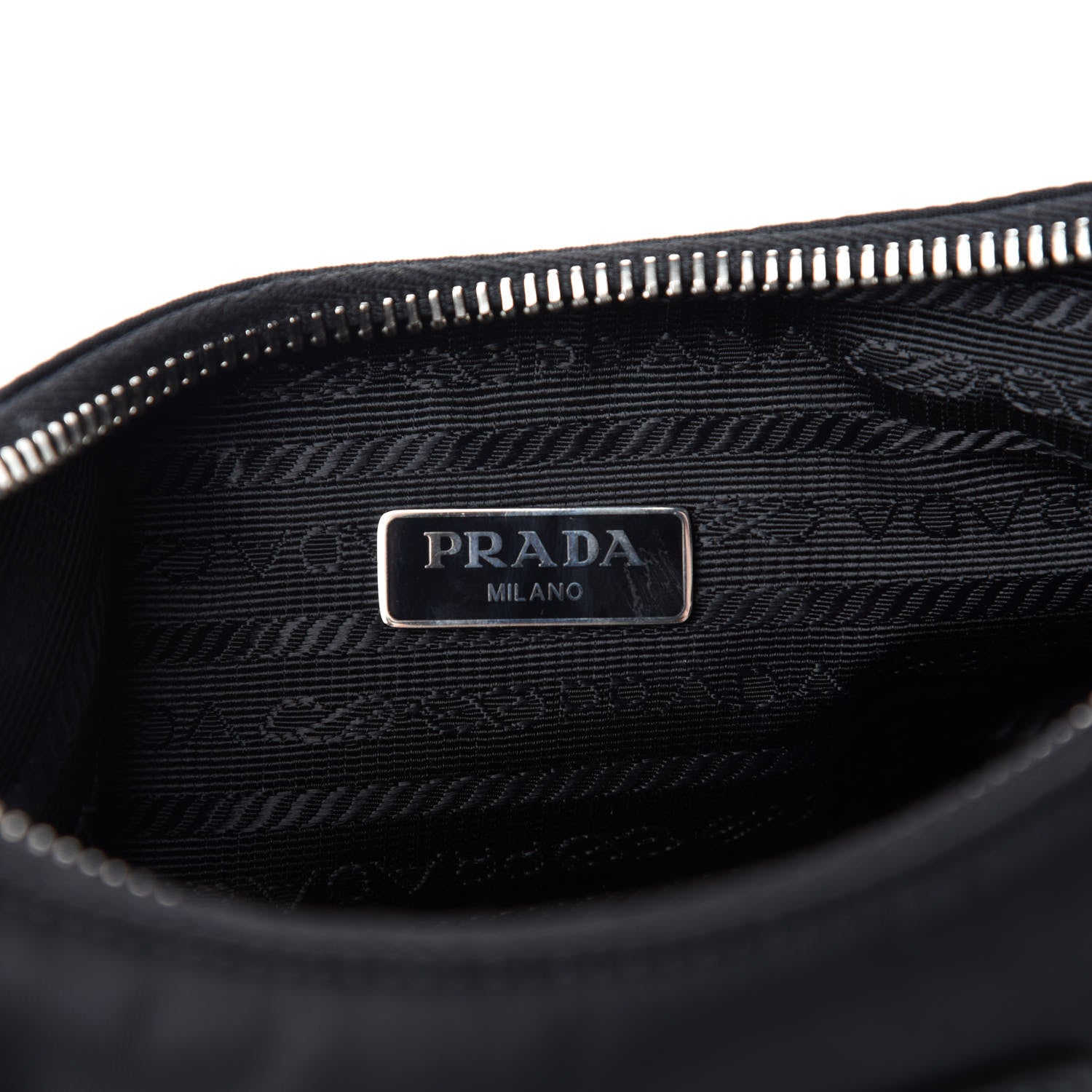 Prada Nylon Re-Edition 2005 Shoulder Bag Black 8 of 10