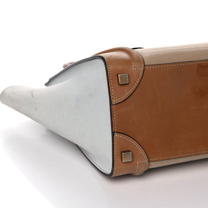 Celine Smooth Calfskin Suede Micro Tri-Color Luggage Multicolor 8 of 13