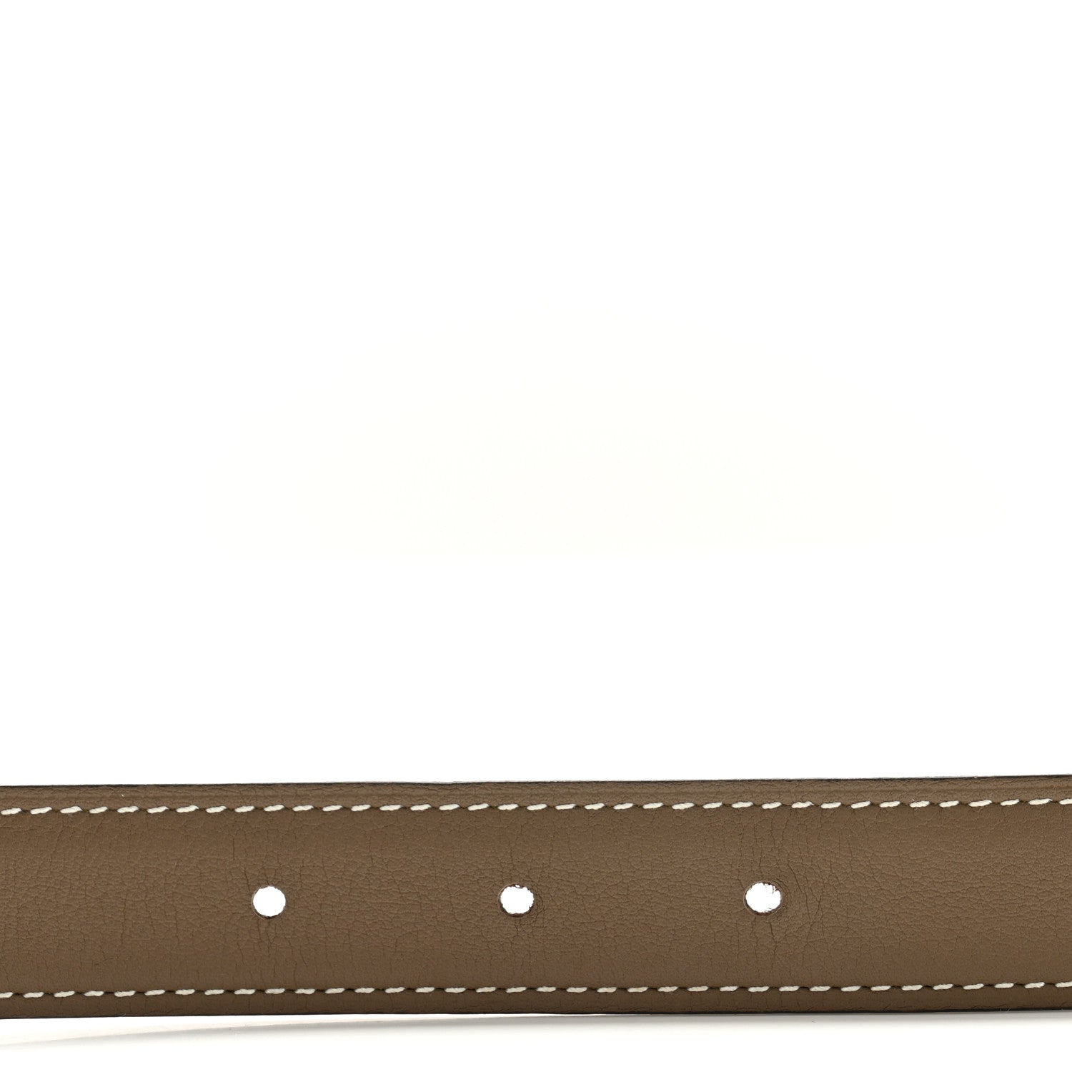 Hermes Epsom Swift 24mm Mini Constance H Belt 80 White Etoupe 3 of 6