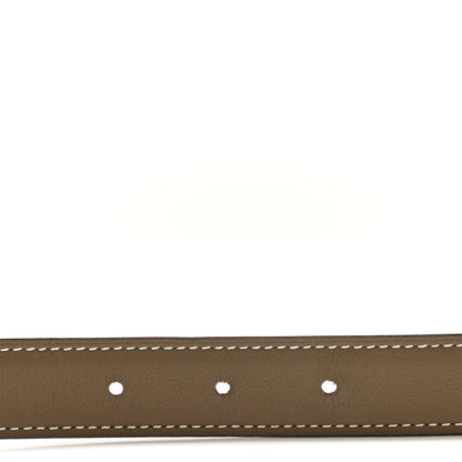 Hermes Epsom Swift 24mm Mini Constance H Belt 80 White Etoupe 3 of 6