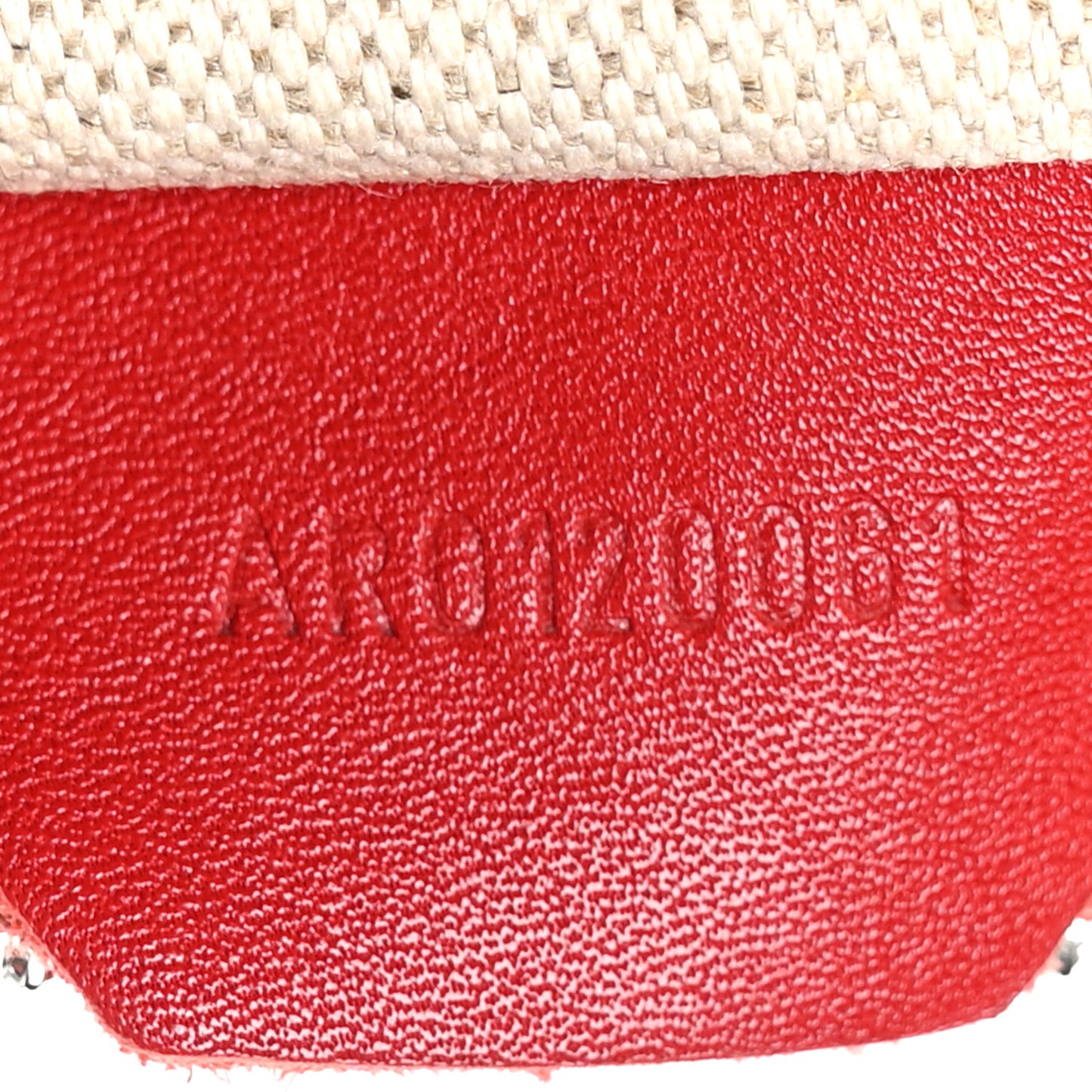 Goyardine Fidji Zip Hobo Red