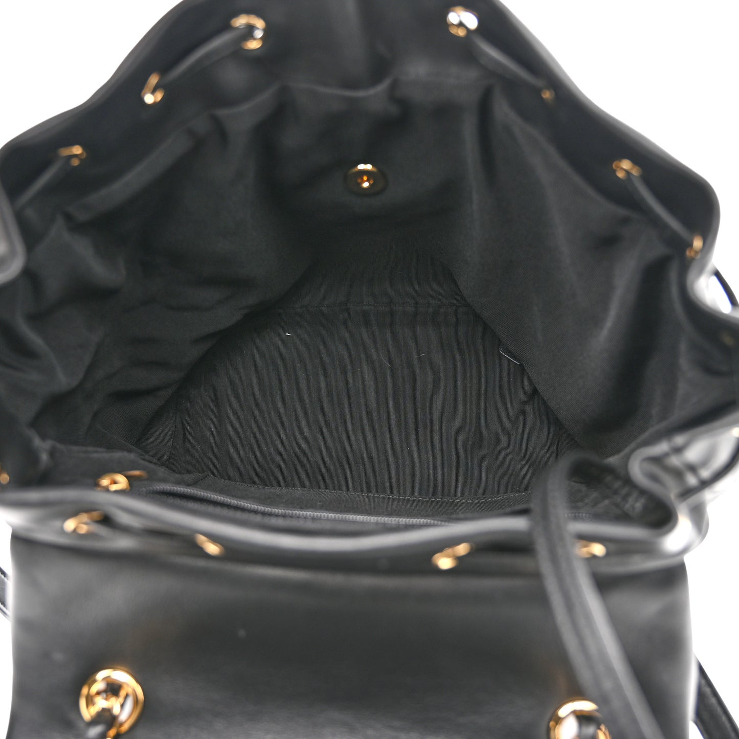 Lambskin Quilted Large Urban Spirit Backpack Black