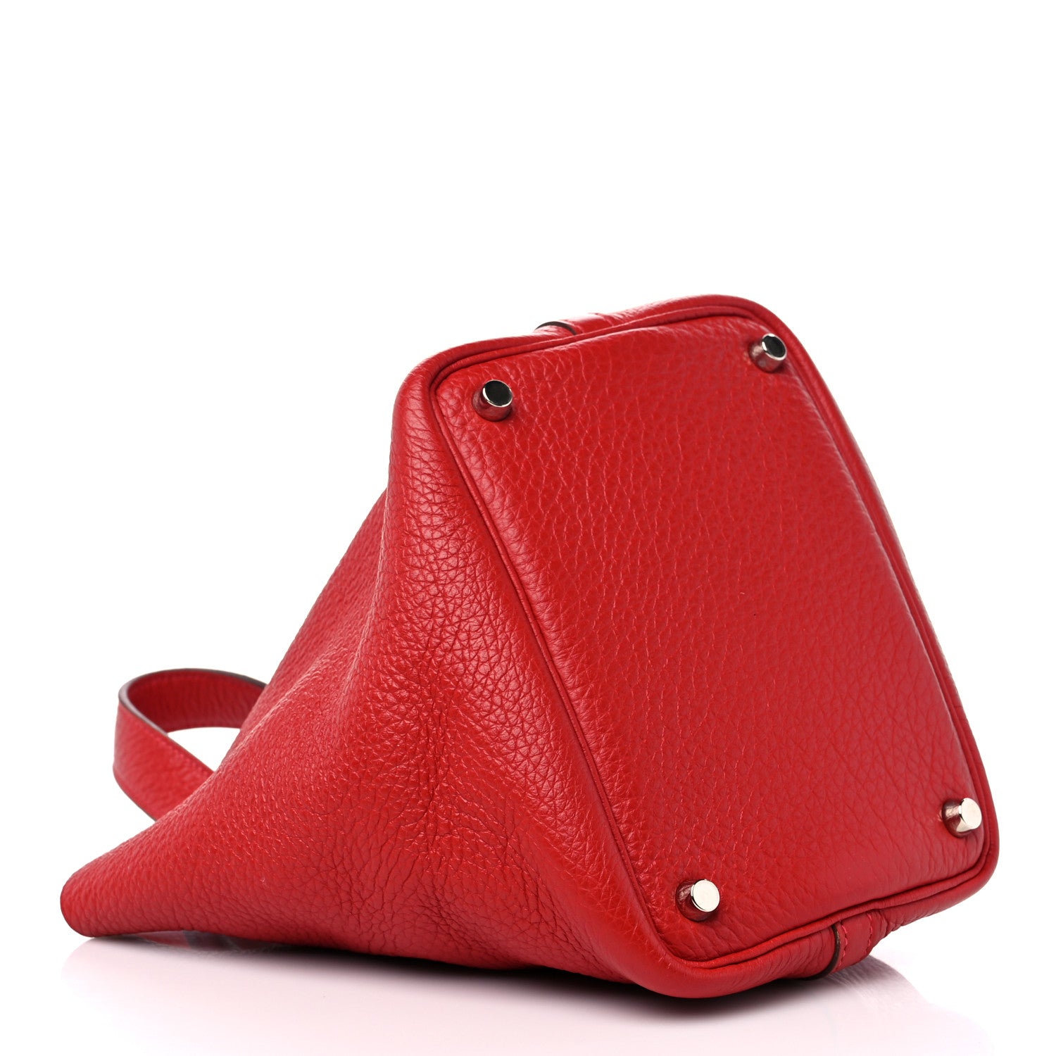 Hermes Taurillon Clemence Picotin 18 PM Rouge Vif 4 of 10