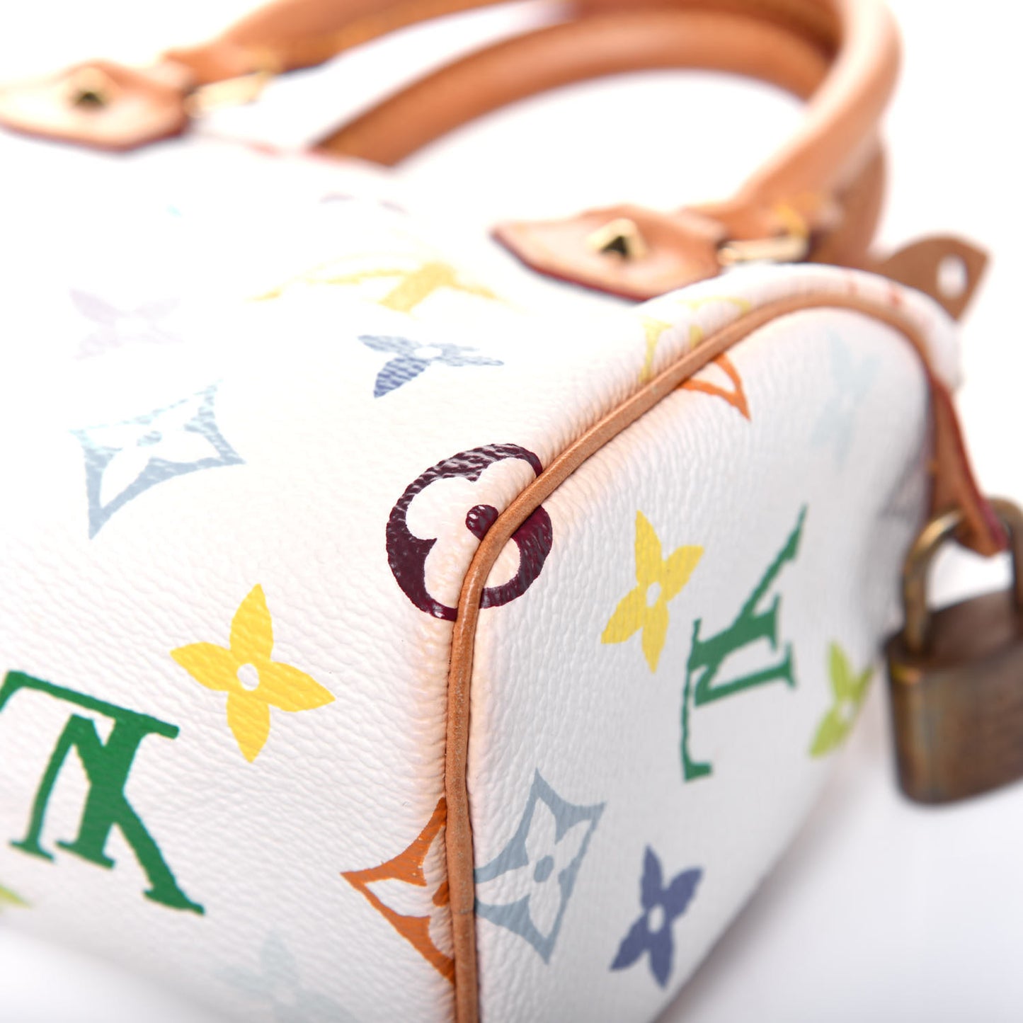 Monogram Multicolor Mini Sac HL Speedy White