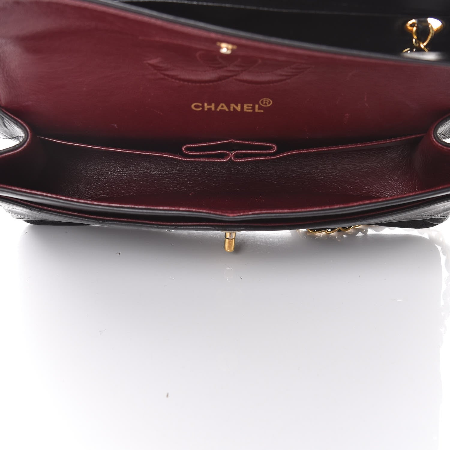 Chanel Lambskin Quilted Medium Double Flap Black 5 of 15