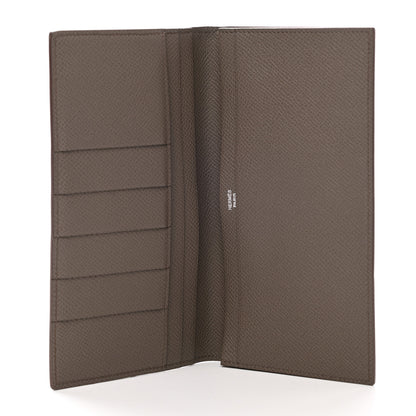 Hermes Epsom MC2 Fleming Checkbook Holder Wallet Etain 4 of 7