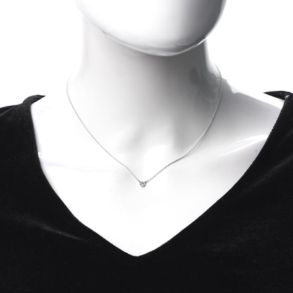 Tiffany Sterling Silver Pink Sapphire Color By The Yard Necklace 2 of 6