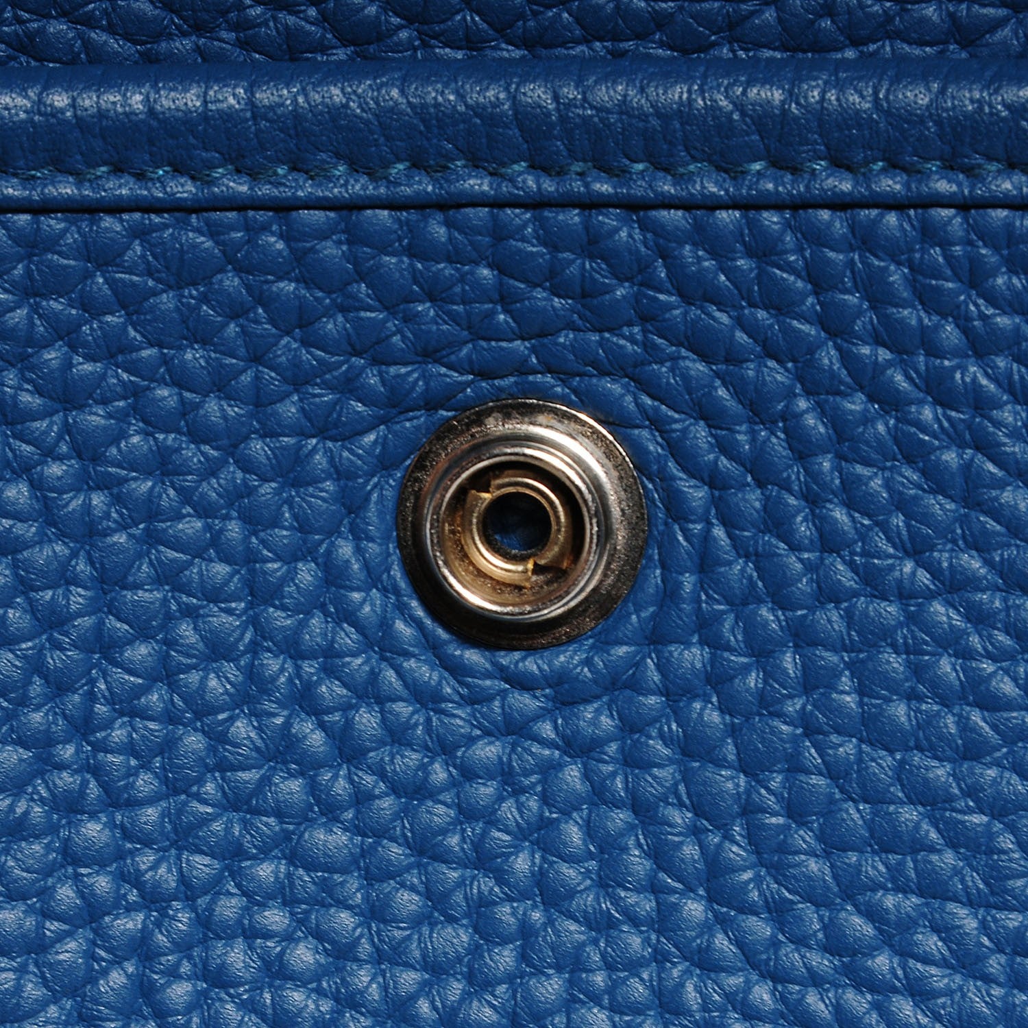 Hermes Taurillon Clemence Evelyne III TGM Bleu de Galice 11 of 14