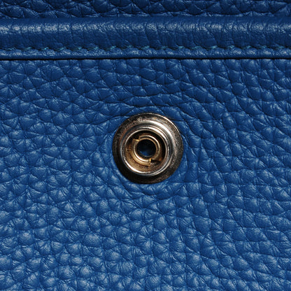 Hermes Taurillon Clemence Evelyne III TGM Bleu de Galice 11 of 14