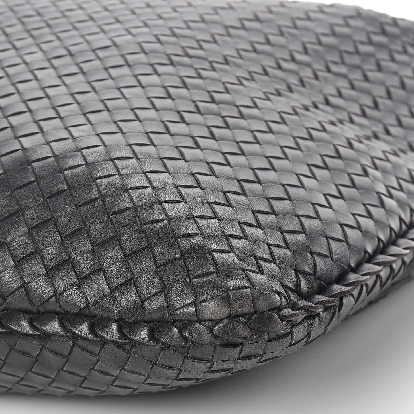 Nappa Intrecciato Maxi Veneta Hobo Ardoise