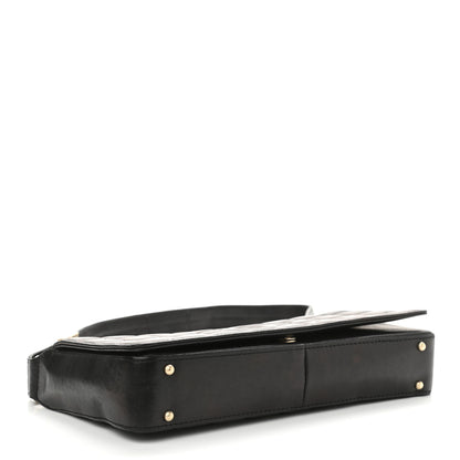 Chanel Lambskin Quilted CC Chocolate Bar Flap Black 4 of 12