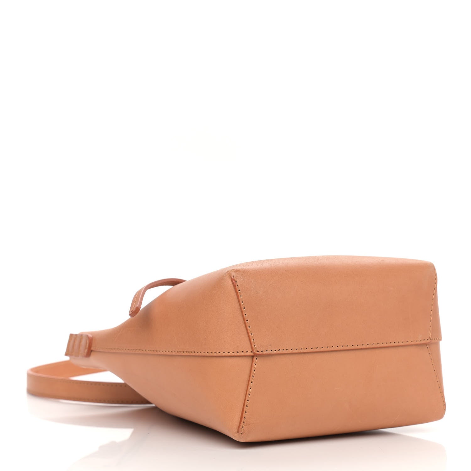 Mansur Gavriel Vegetable Tanned Calfskin Mini Bucket Bag Camello Rosa 3 of 10