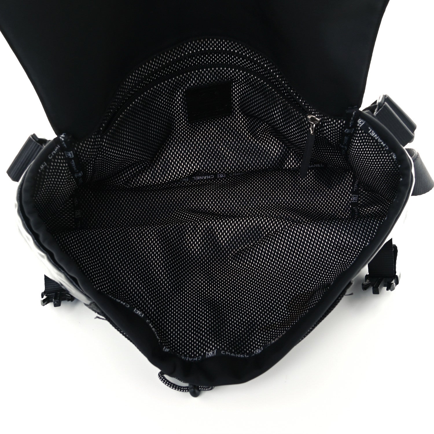 Chanel Coated Canvas Sport Messenger Black 4 of 8