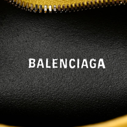 Balenciaga Smooth Calfskin Logo XS Everyday Camera Bag Jaune Soleil Black 6 of 9