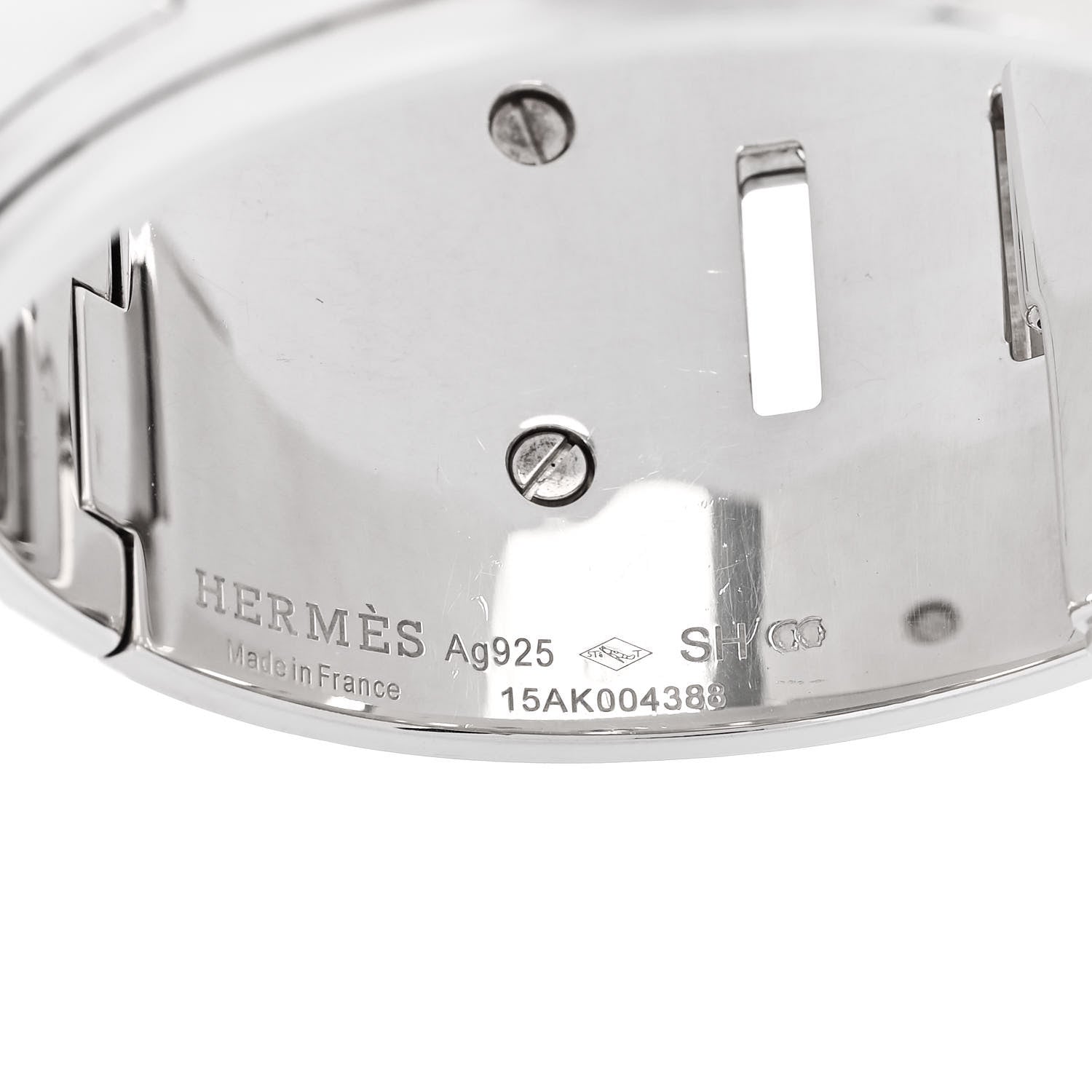Hermes Sterling Silver Collier De Chien Bracelet SH 4 of 5