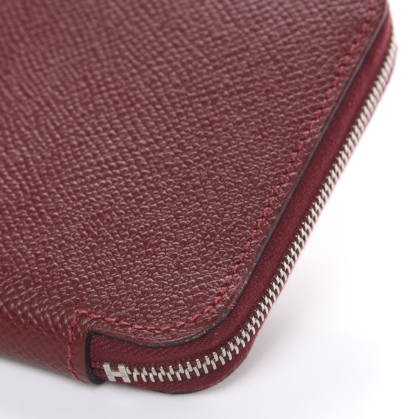 Epsom Silk'in Compact Wallet Rouge H
