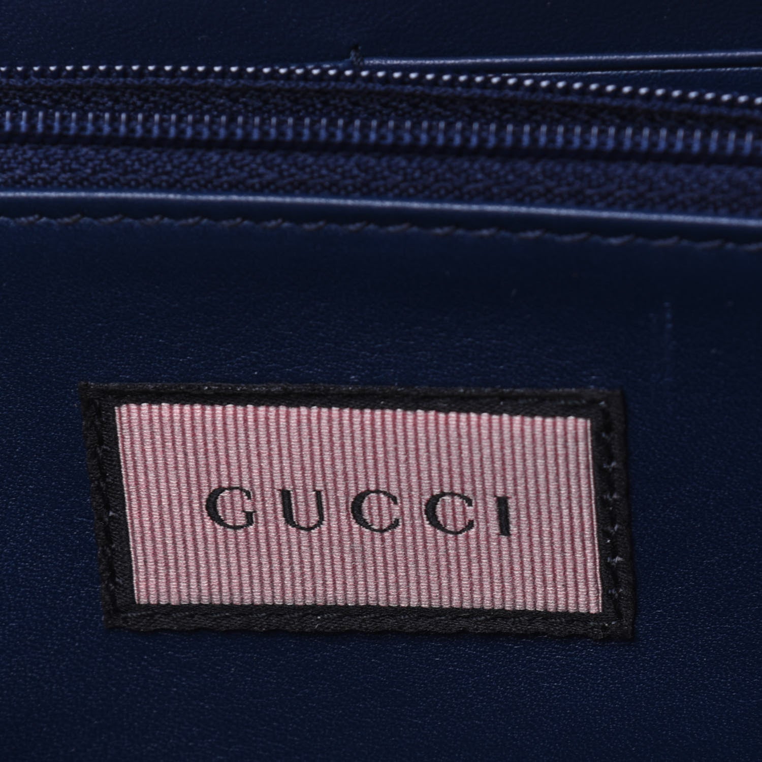 Gucci Calfskin Matelasse GucciGhost GG Marmont Zip Around Wallet Blue Agata Hibiscus Red 6 of 12
