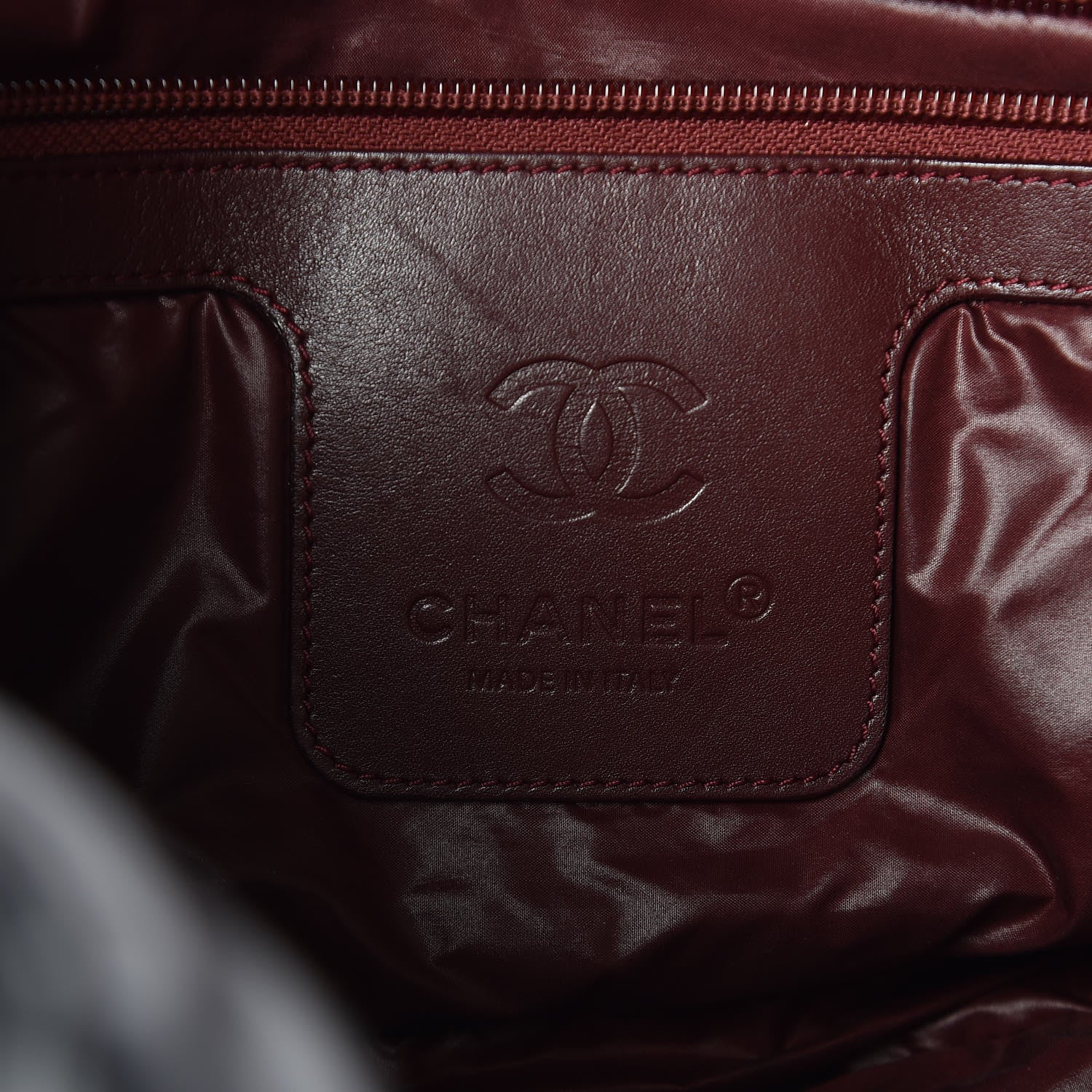 Chanel Nylon Quilted Large Coco Cocoon Tote Black 8 of 12