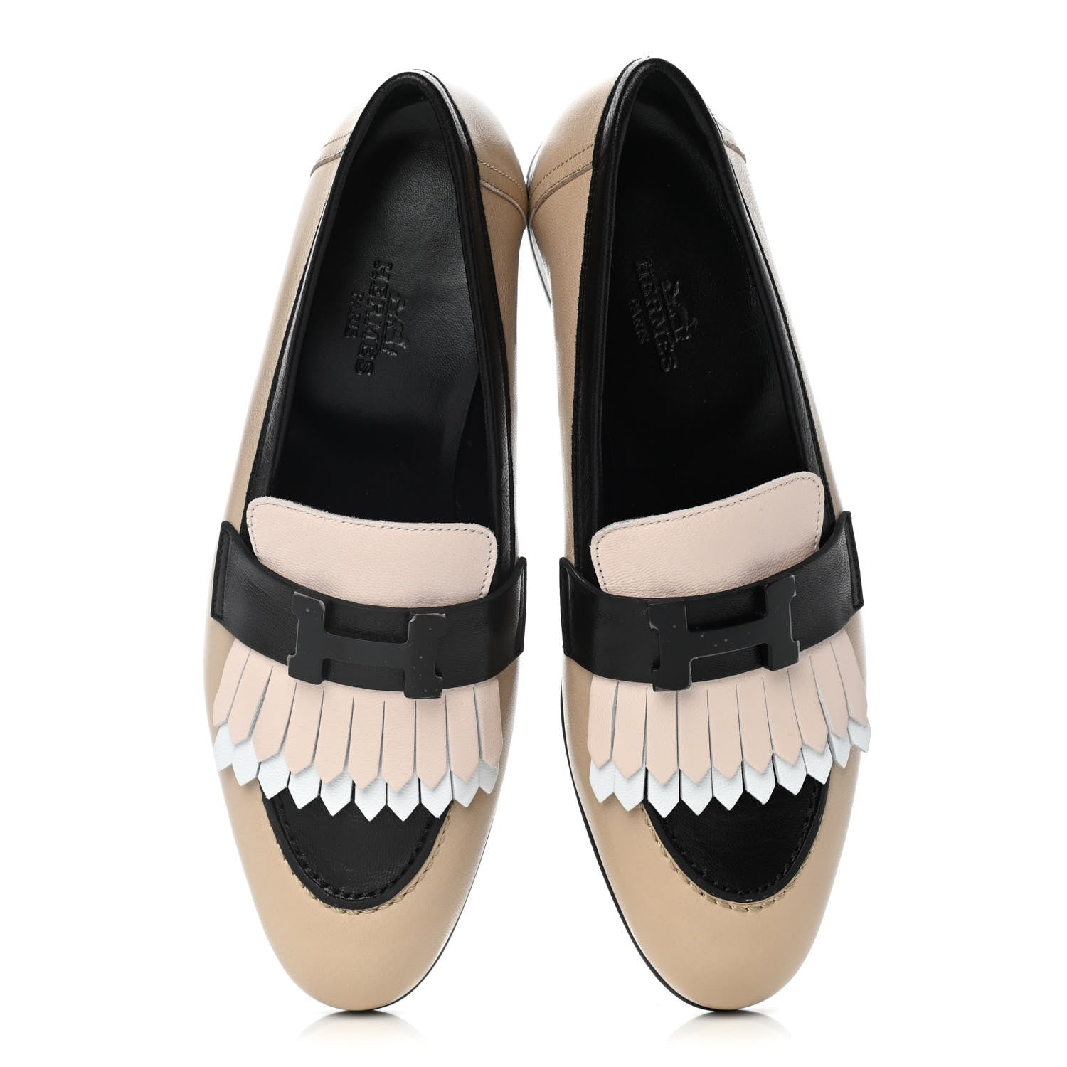 Hermes Goatskin Womens Royal Loafers 35 Multicolor 5 of 11