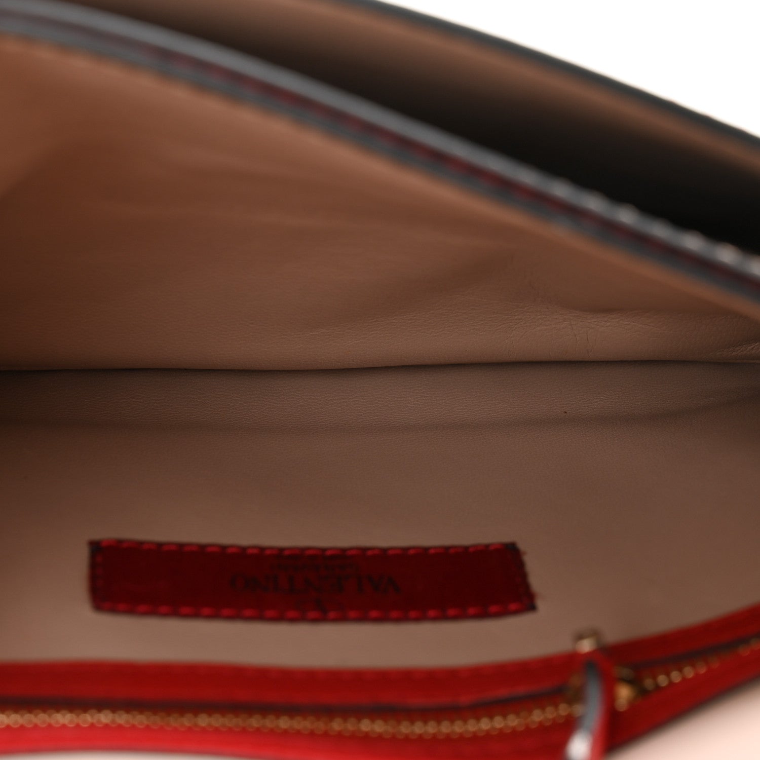 Valentino Garavani Nappa Rockstud Wristlet Clutch Rosso Valentino 5 of 12