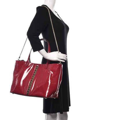 Valentino Garavani Patent Va Va Voom Tote Cyclamin 2 of 15