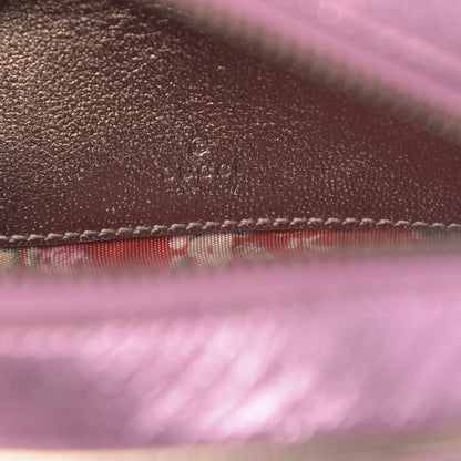 Gucci Laminated Nappa Trapuntata Mini Zumi Dome Shoulder Bag Rosa Lago Rame 6 of 11