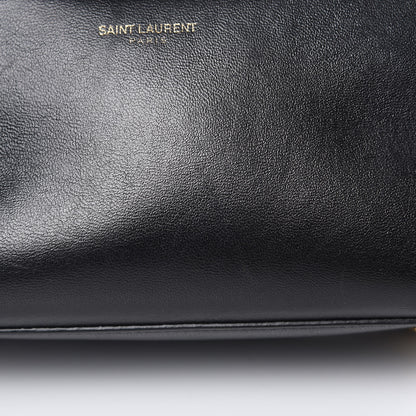 Saint Laurent Lambskin Toy Classic Duffle Black 8 of 13