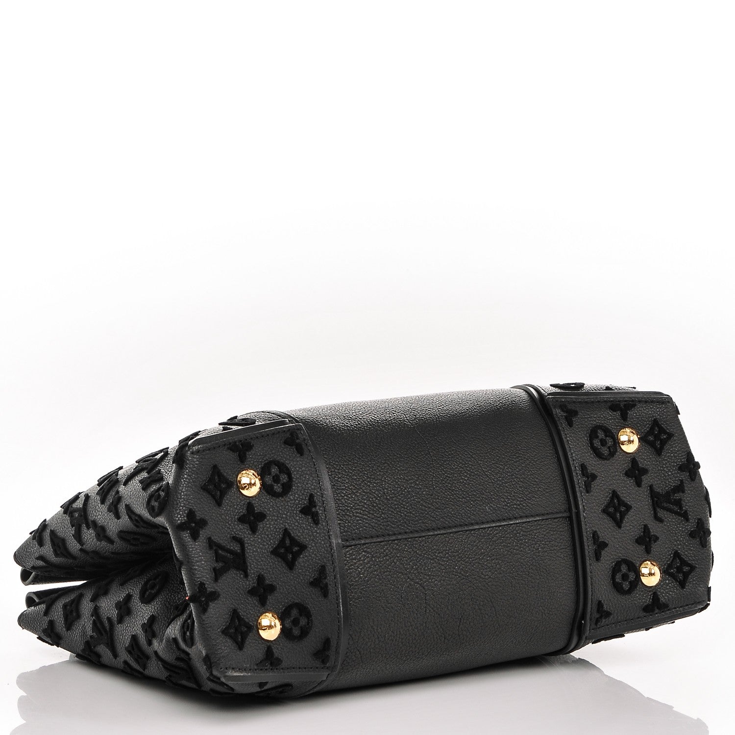 Louis Vuitton Cuir Orfèvre Tote W PM Black 4 of 7