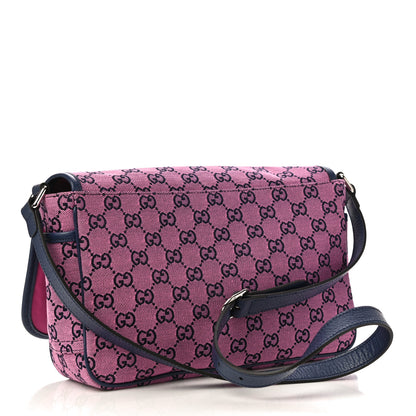 Gucci Monogram GG Childrens Messenger Bag Pink 3 of 11