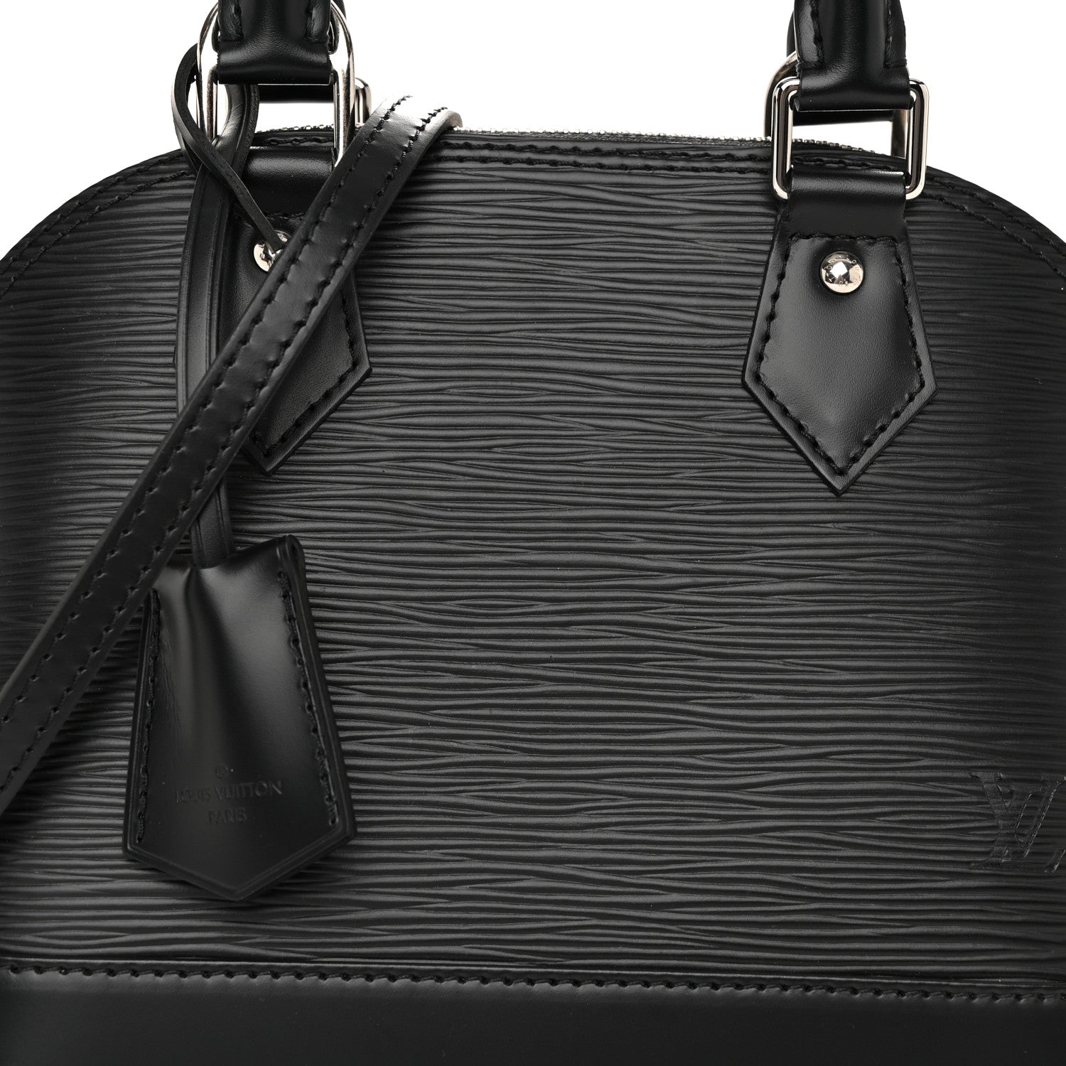 Louis Vuitton Epi Alma BB Black 7 of 9